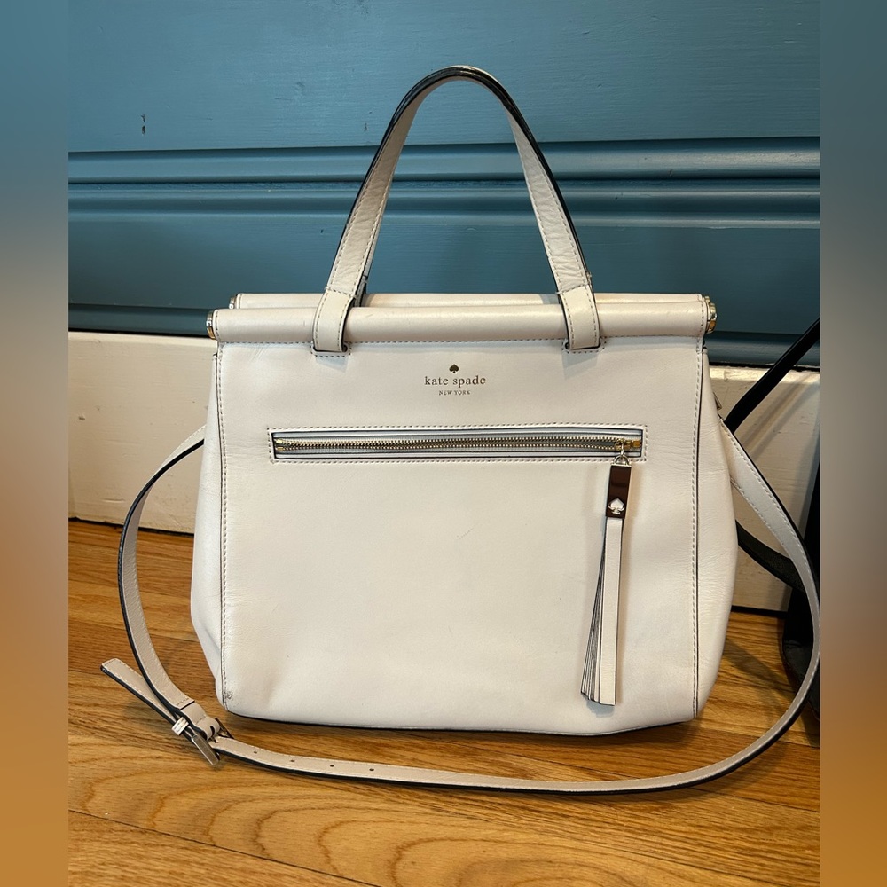 Kate Spade hand bag crème color